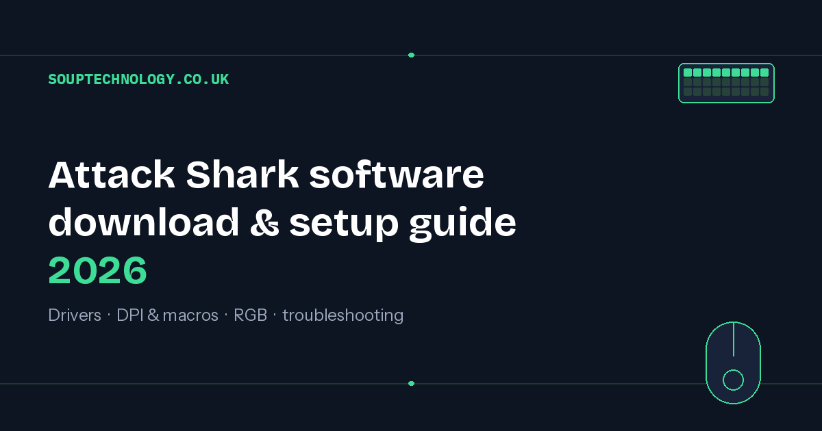 Attack Shark Software Download & Setup Guide 2026